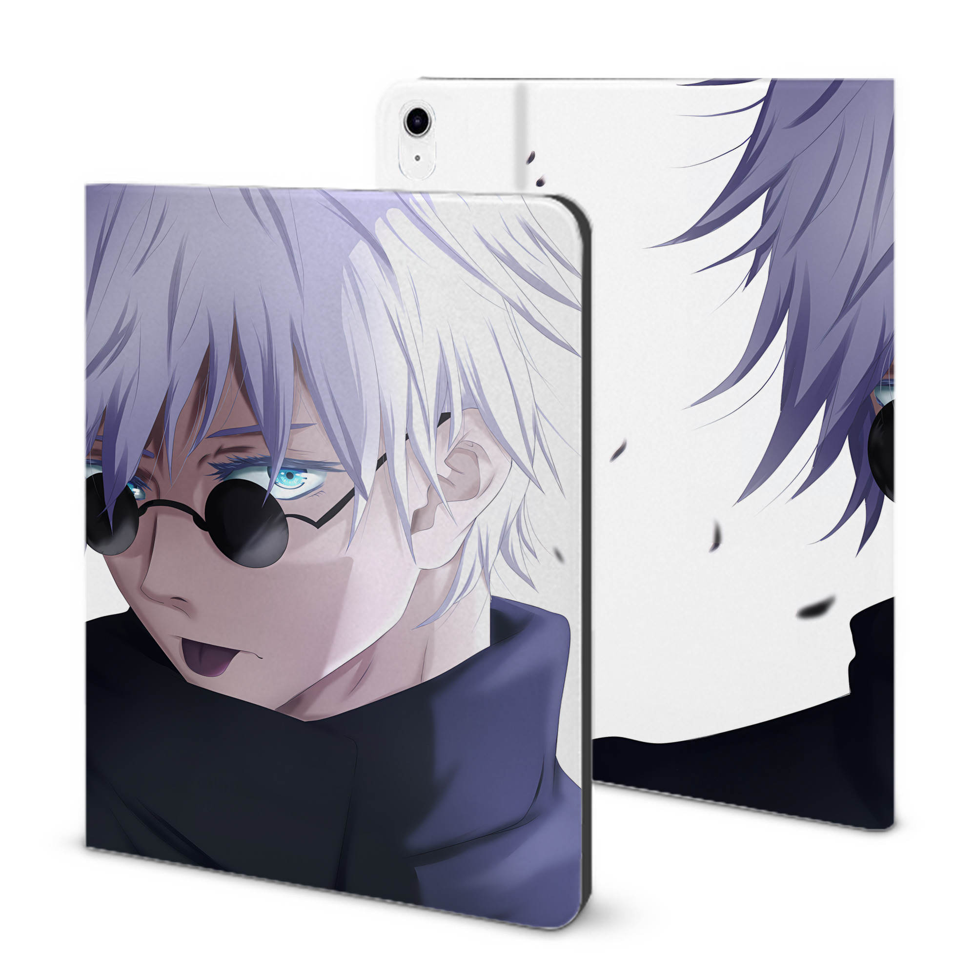 （画像用） 呪術廻戦 Jujutsu Kaisen IPad ケース ブック型 PUレザー TPU 耐衝撃 軽量 薄型 ペン収納なし 全面保護 IPad 各モデル対応